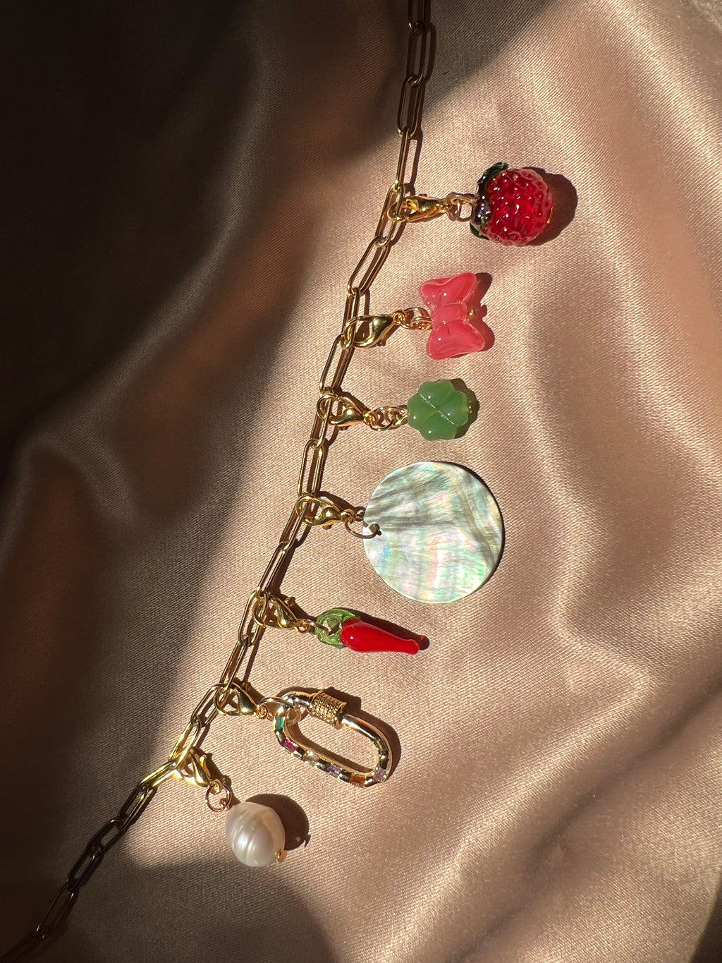 Tinkered Summer Charm Necklace - Interchangeable Charms