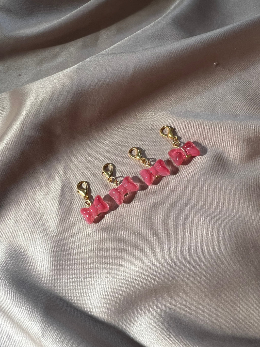 Pink Bow Charm