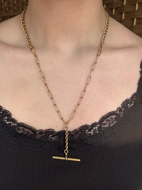 3-Way T Bar Convertible Chain Necklace