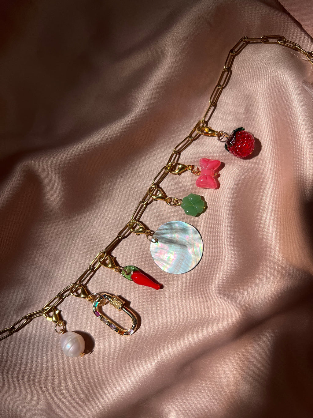Tinkered Summer Charm Necklace - Interchangeable Charms
