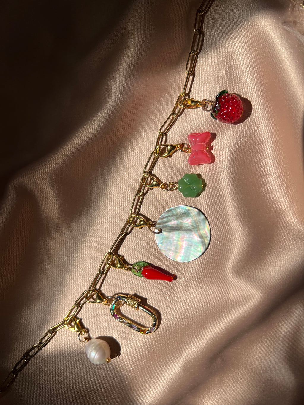 Tinkered Summer Charm Necklace - Interchangeable Charms