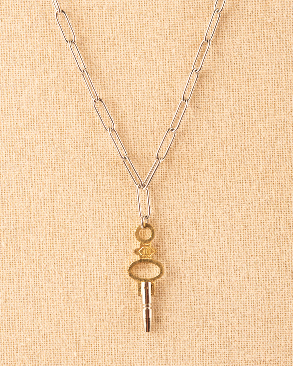 Pocket Watch Key Necklace