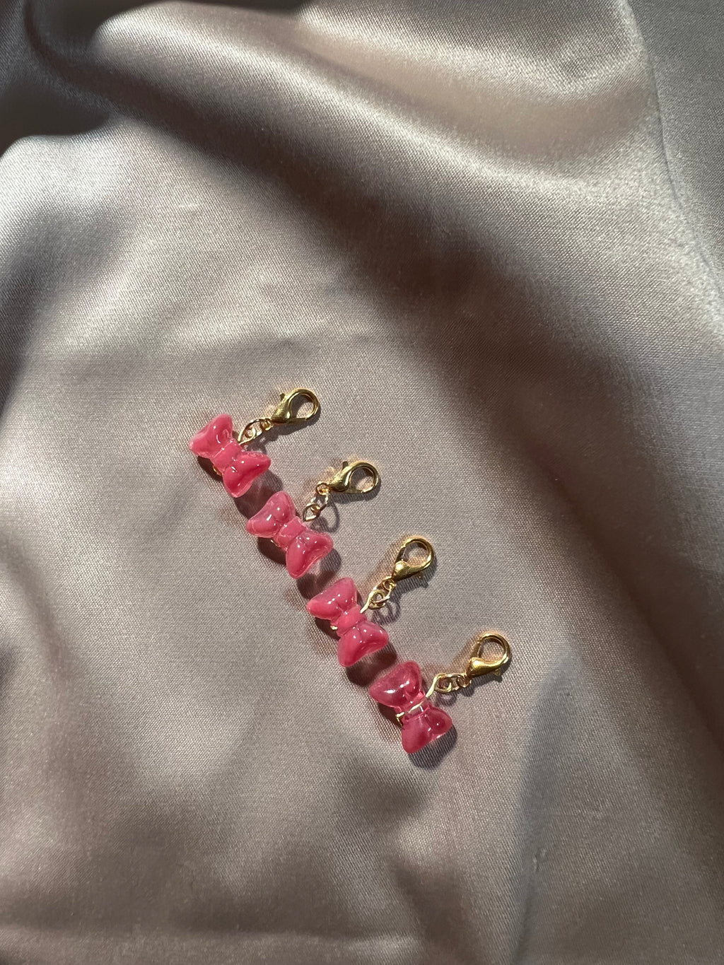 Pink Bow Charm