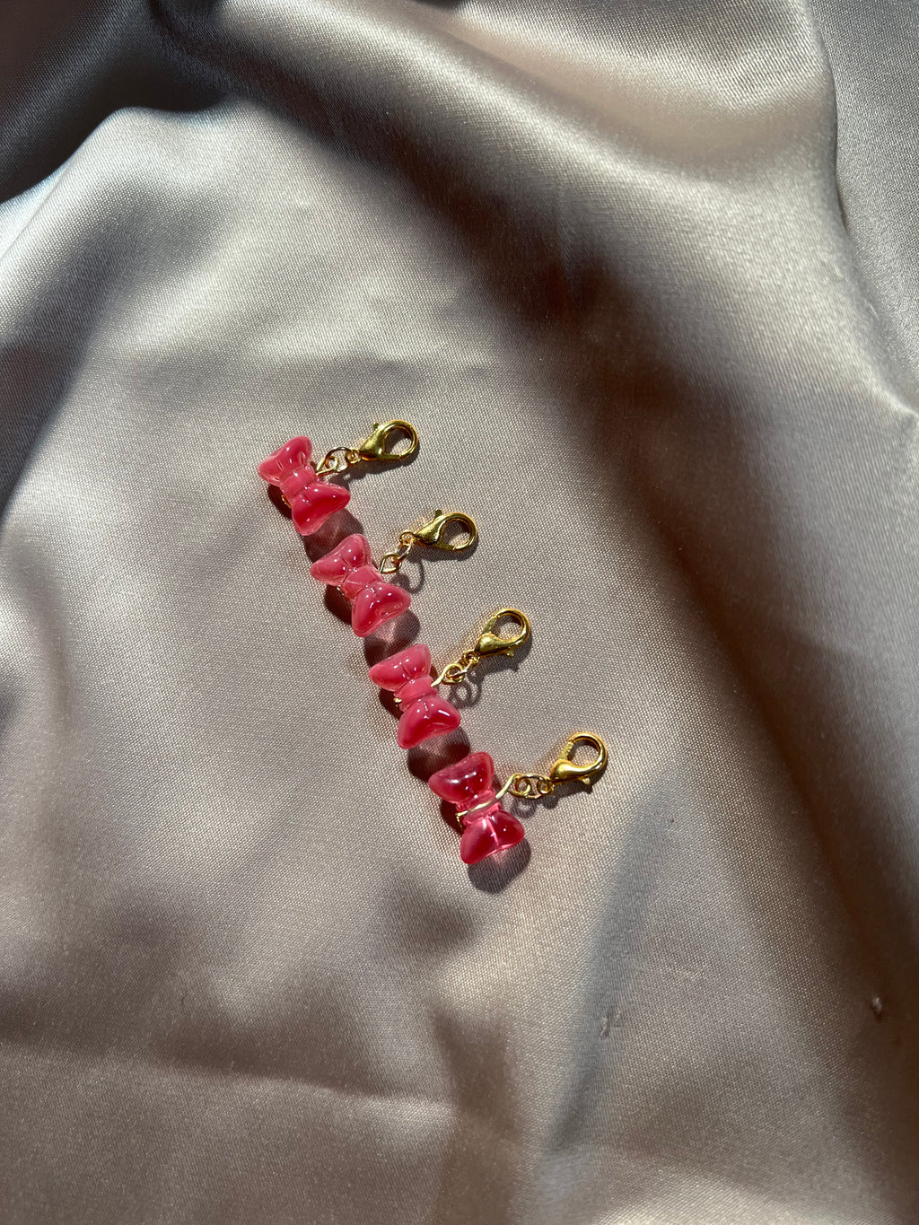 Pink Bow Charm