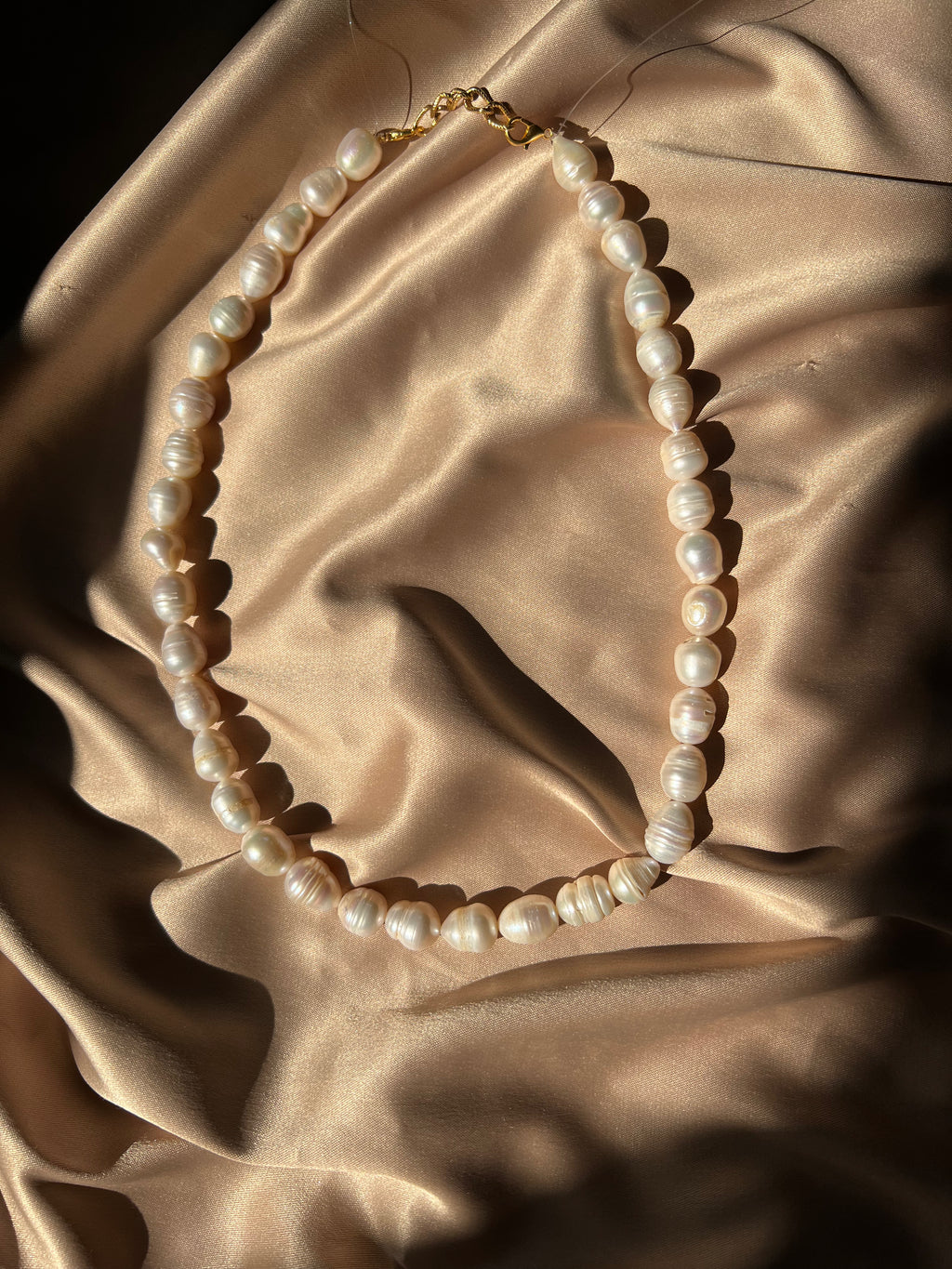 Chunky 10-12mm Freshwater Pearl Necklace