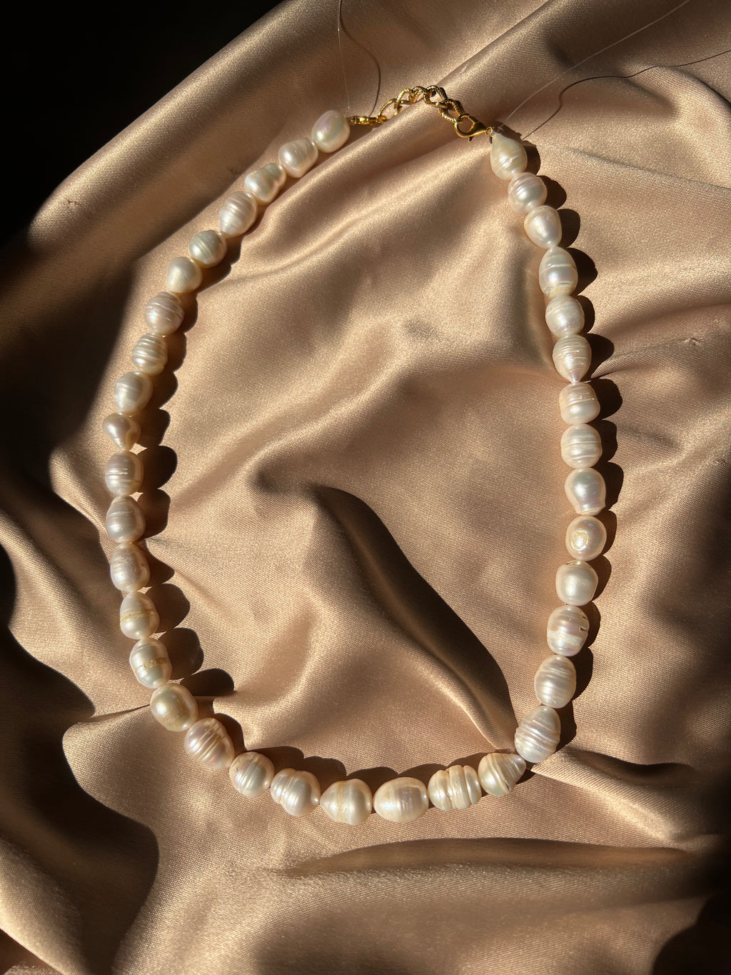 Chunky 10-12mm Freshwater Pearl Necklace