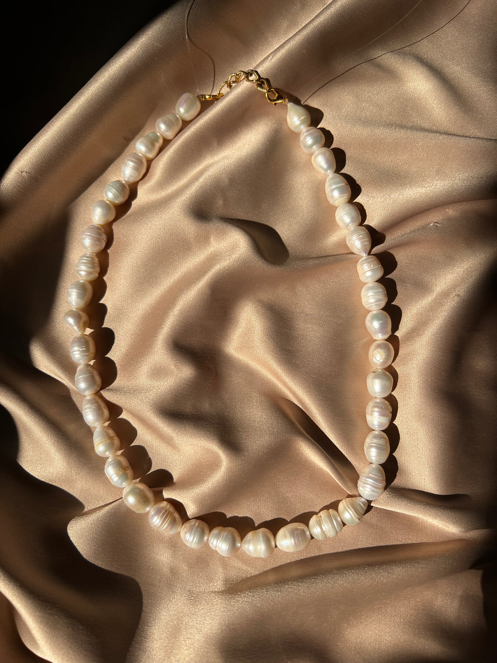 Chunky 10-12mm Freshwater Pearl Necklace