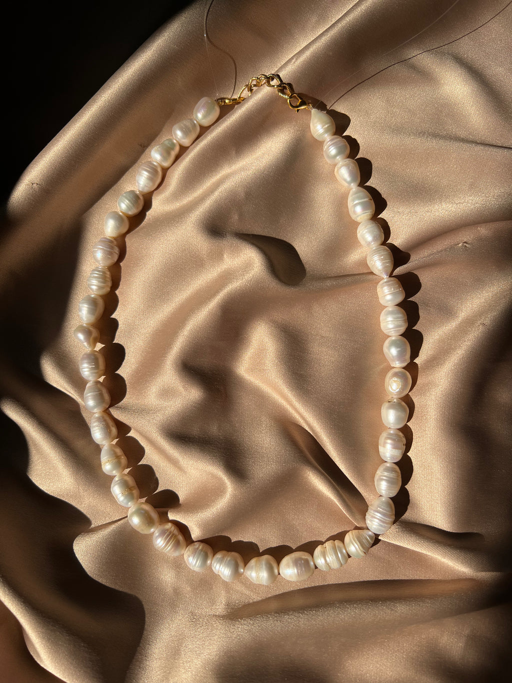 Chunky 10-12mm Freshwater Pearl Necklace